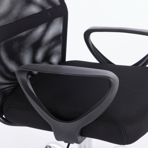 Кресло офисное Brabix Tender MG-330 сетка/ткань/кожзам, черное 531845 фото 7